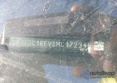 2021 Toyota Rav4 Xle Premium z USA, uszkodzony, nr VIN 2T3C1RFV5MC172349